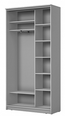 Шкаф 2-х створчатый 2300х1200х420 два зеркала, "Колибри" ХИТ 23-4-12-66-03 Венге Аруба в Стерлитамаке - изображение 1