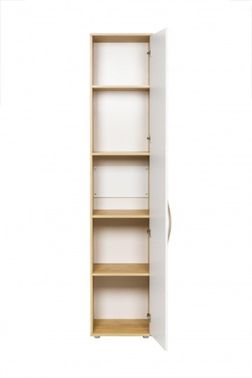 Распашной шкаф Марта-2 ЛД 136.010, Дуб золотой/Белый глянец в Стерлитамаке - изображение 2