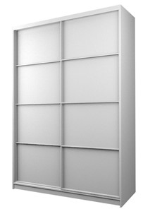 Шкаф 2-х дверный MAX МШ-23-6-18-11, Профиль Белый/Цвет Белый в Стерлитамаке - предосмотр