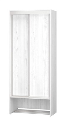 Шкаф-купе 2-х дверный Ольга-Милк 10.1 без зеркала в Стерлитамаке - изображение