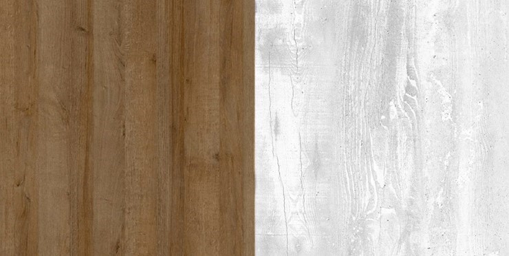 Шкаф угловой Пайн, ПП6, Дуб Крафт/Бетон Пайн в Уфе - изображение 2