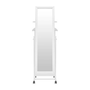 Вешалка напольная с зеркалом Leset Сиэтл (Белый) в Стерлитамаке - предосмотр