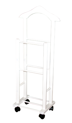 Вешалка для одежды напольная 46х30х109ю,Полиуретан белый в Стерлитамаке - изображение