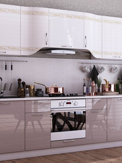 Кухонный гарнитур Анастасия цвет капучино 2 (260 см) в Стерлитамаке - изображение 10