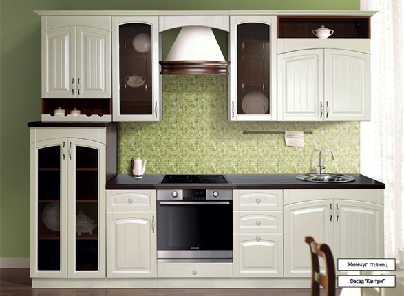 Гарнитур на кухню Кантри 2800 в Уфе - изображение