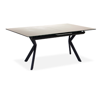 Кухонный стол раскладной Бордо 2CX 160х90 (Oxide Avorio/Графит) в Уфе