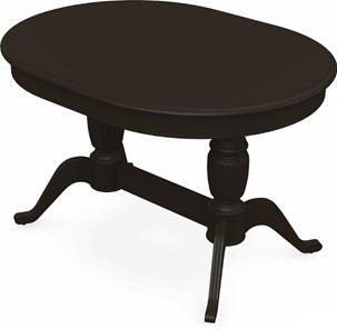 Раздвижной стол Леонардо-2 исп. Овал, тон 11 (Морилка/Эмаль) в Стерлитамаке