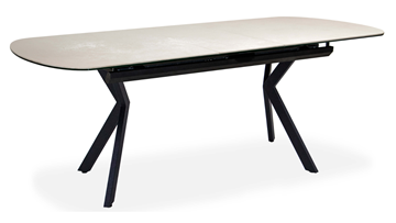 Обеденный раздвижной стол Шамони 3CX 180х95 (Oxide Avorio/Графит) в Уфе - предосмотр 1