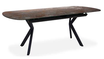 Кухонный раздвижной стол Шамони 2CX 160х90 (Oxide Nero/Графит) в Салавате - предосмотр 1