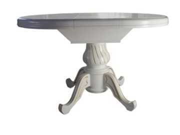 Кухонный стол раскладной Ф-100(130), на одной ножке, (стандартная покраска) в Уфе - предосмотр 2