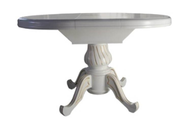 Кухонный стол раскладной Ф-100(130), на одной ножке, (стандартная покраска) в Стерлитамаке - изображение 2