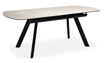 Кухонный стол раздвижной Шамони 2CQ 160х90 (Oxide Avorio/Графит) в Салавате - предосмотр 1