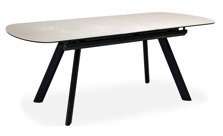 Кухонный стол раздвижной Шамони 2CQ 160х90 (Oxide Avorio/Графит) в Салавате - изображение 1