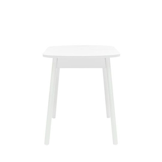 Кухонный раскладной стол Leset Мидел мини (Металл белый/стекло белое) в Стерлитамаке - изображение 3