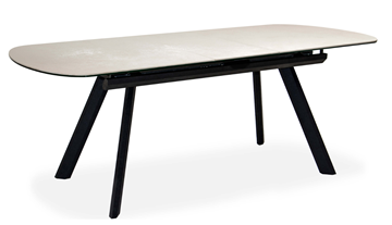 Кухонный стол раздвижной Шамони 3CQ 180х95 (Oxide Avorio/Графит) в Салавате - предосмотр 1