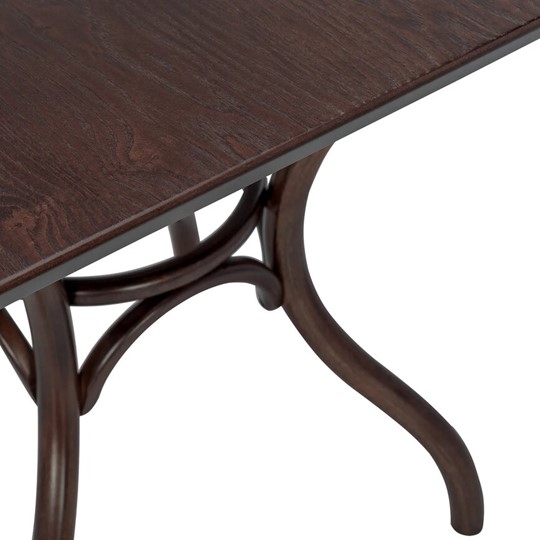Кухонный стол Leset Top (Темный орех) квадратный в Стерлитамаке - изображение 2