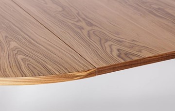 Кухонный стол круглый Шпон Ореха д. 100 см МДФ светлый орех в Салавате - предосмотр 20