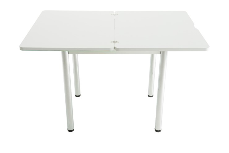 Раздвижной стол Бари дерево №8 (стекло белое/белый) в Стерлитамаке - изображение 4
