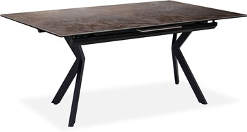 Кухонный раскладной стол Бордо 3CX 180х95 (Oxide Moro/Графит) в Стерлитамаке