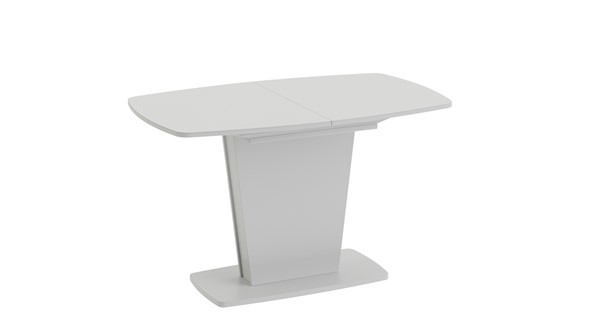 Стол раздвижной Честер тип 2, цвет Белый/Стекло белый глянец в Уфе - изображение