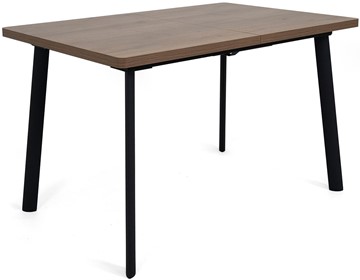 Кухонный стол раздвижной Дали-2L(ноги черные, дуб табако) в Стерлитамаке - предосмотр