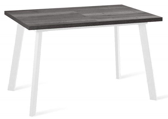 Кухонный стол раздвижной Dikline HB120 Сосна Пасадена/ножки белые в Уфе - изображение