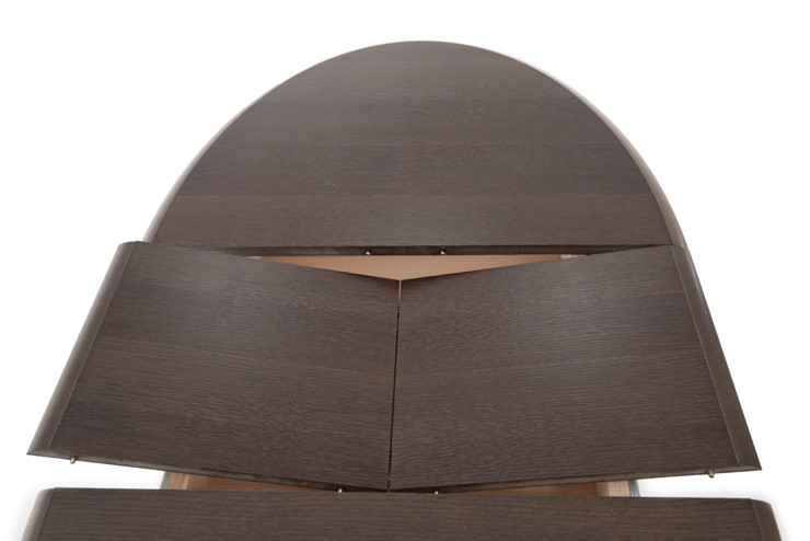 Раздвижной стол Фабрицио-1 исп. Эллипс, Тон 8 Покраска + патина с прорисовкой (на столешнице) в Салавате - изображение 5
