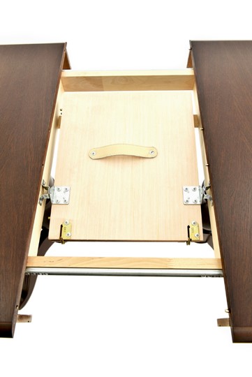 Кухонный раскладной стол Фабрицио-2 исп. Мыло 1400, Тон 9 (Морилка/Эмаль) в Стерлитамаке - изображение 6