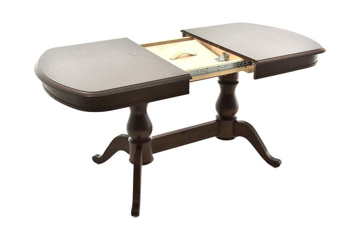 Кухонный раскладной стол Фабрицио-2 исп. Мыло 1400, Тон 9 (Морилка/Эмаль) в Стерлитамаке - изображение 2
