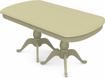Кухонный раздвижной стол Фабрицио-2 исп. Мыло большой 2 вставки, Тон 10 Покраска + патина (в местах фрезеровки) в Стерлитамаке