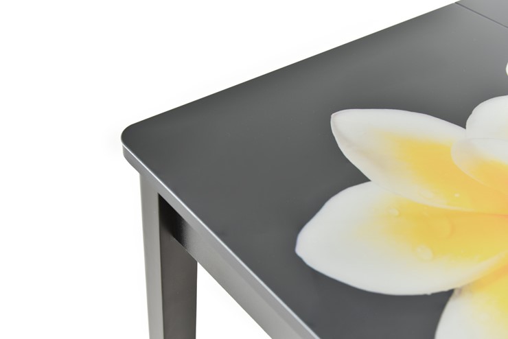 Кухонный раздвижной стол Гамбург исп. Мини, ноги метал. крашеные №23, Фотопечать (Мрамор №32) в Стерлитамаке - изображение 9