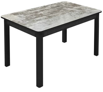 Кухонный раздвижной стол Гамбург Мини, ноги метал. крашеные №23 (Exclusive h009/черный) в Стерлитамаке