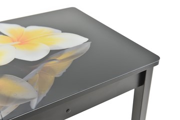Кухонный стол раскладной Гамбург Мини, ноги метал. крашеные №23 (Exclusive h103/венге) в Стерлитамаке - предосмотр 10
