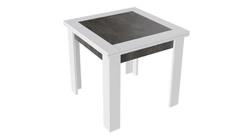 Обеденный раздвижной стол Хьюстон тип 3 (Белый/Ателье темный) в Уфе