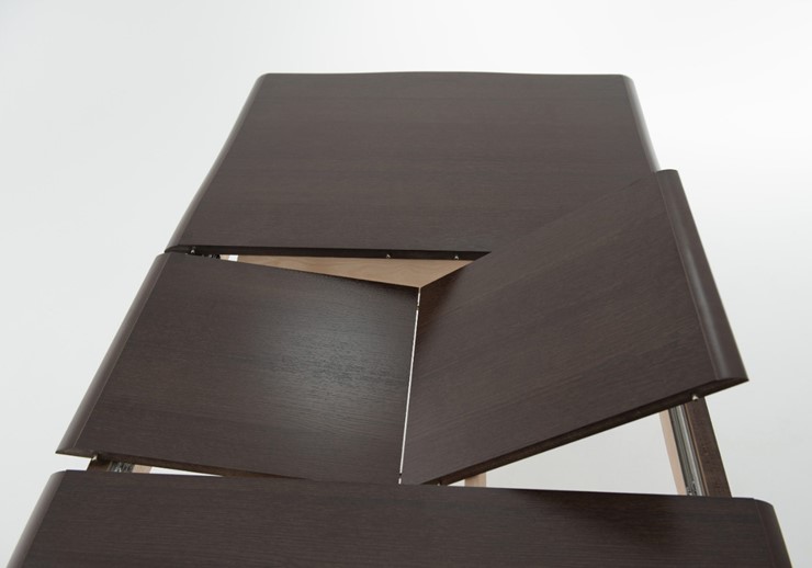 Кухонный раздвижной стол Кабриоль 1200х800, тон 11 (Морилка/Эмаль) в Стерлитамаке - изображение 4
