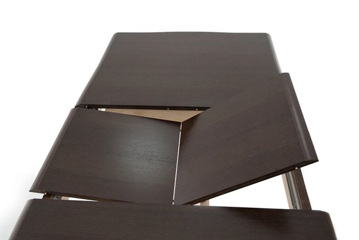 Кухонный стол раскладной Кабриоль 1200х800, (Тон 7 - Орех тёмный) Морилка/Эмаль в Уфе - изображение 7