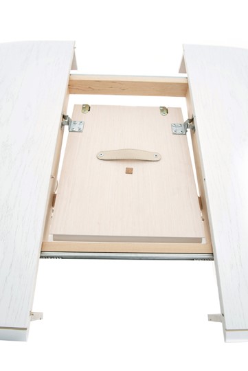 Кухонный раскладной стол Леонардо-2 исп. Овал, тон 9 (Морилка/Эмаль) в Стерлитамаке - изображение 4