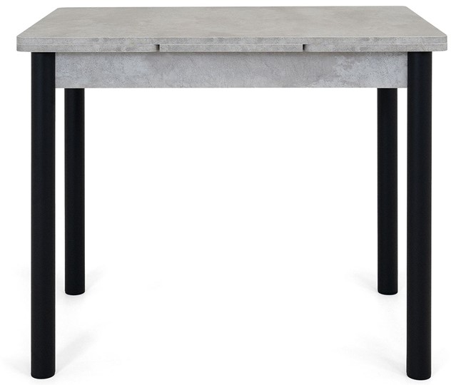 Кухонный стол раздвижной Милан-2 EVO, ноги черные, светлый цемент в Стерлитамаке - изображение 5
