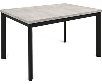 Раздвижной стол Нагано-2L (ноги черные, светлый цемент) в Салавате