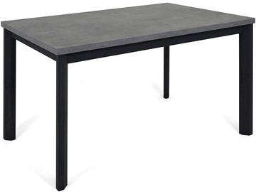 Раздвижной стол Нагано-3L (ноги черные, серый камень) в Уфе