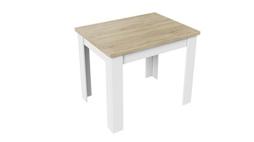 Кухонный стол раскладной Промо тип 3 (Белый/Дуб сонома светлый) в Стерлитамаке - предосмотр