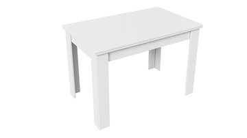 Обеденный раздвижной стол Промо тип 4 (Белый/Белый) в Стерлитамаке - предосмотр