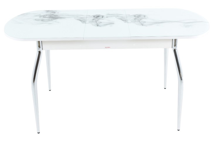 Кухонный раздвижной стол Ривьера исп.1 ноги метал. крашеные №24 Фотопечать (Цветы №36) в Стерлитамаке - изображение 8