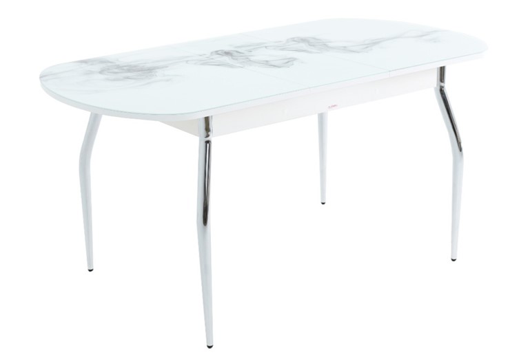 Кухонный раздвижной стол Ривьера исп.1 ноги метал. крашеные №24 Фотопечать (Фрукты №16) в Стерлитамаке - изображение 5