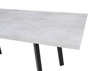 Раздвижной стол Робин, опоры прямые, цемент светлый в Стерлитамаке - предосмотр 3
