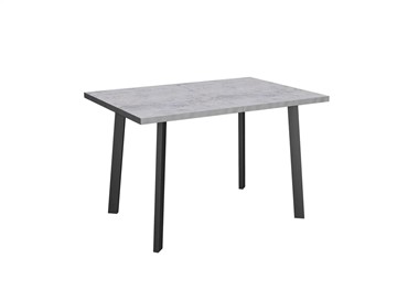 Раздвижной стол Робин, опоры прямые, цемент светлый в Уфе - предосмотр