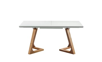 Обеденный раздвижной стол T1692 белый/ясень (WK-03) в Стерлитамаке