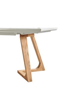 Обеденный раздвижной стол T1692 белый/ясень (WK-03) в Стерлитамаке - предосмотр 4