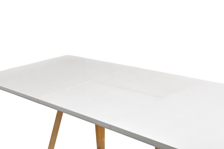 Обеденный раздвижной стол T1692 белый/ясень (WK-03) в Стерлитамаке - изображение 5