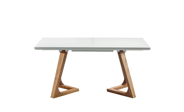 Обеденный раздвижной стол T1692 белый/ясень (WK-03) в Стерлитамаке - изображение